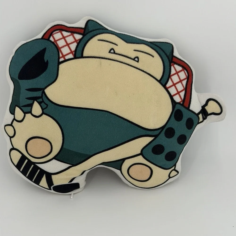 Pokemon Snorlax Stuffed Pillow Plush Rare Hockey Theme Vintage NHL Collab